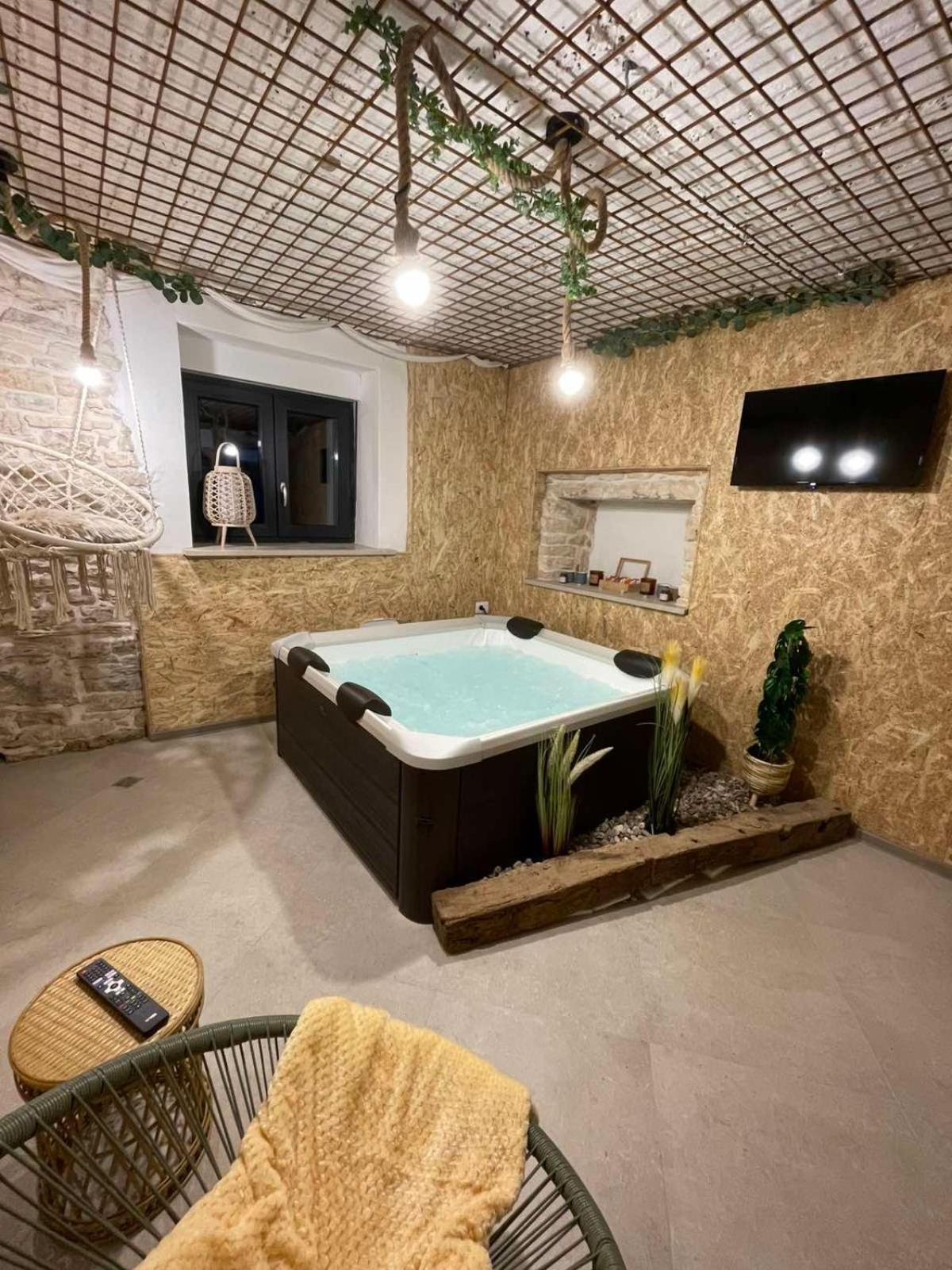 Villa House With Pool Poli Stare Nuoni Žminj Exterior foto